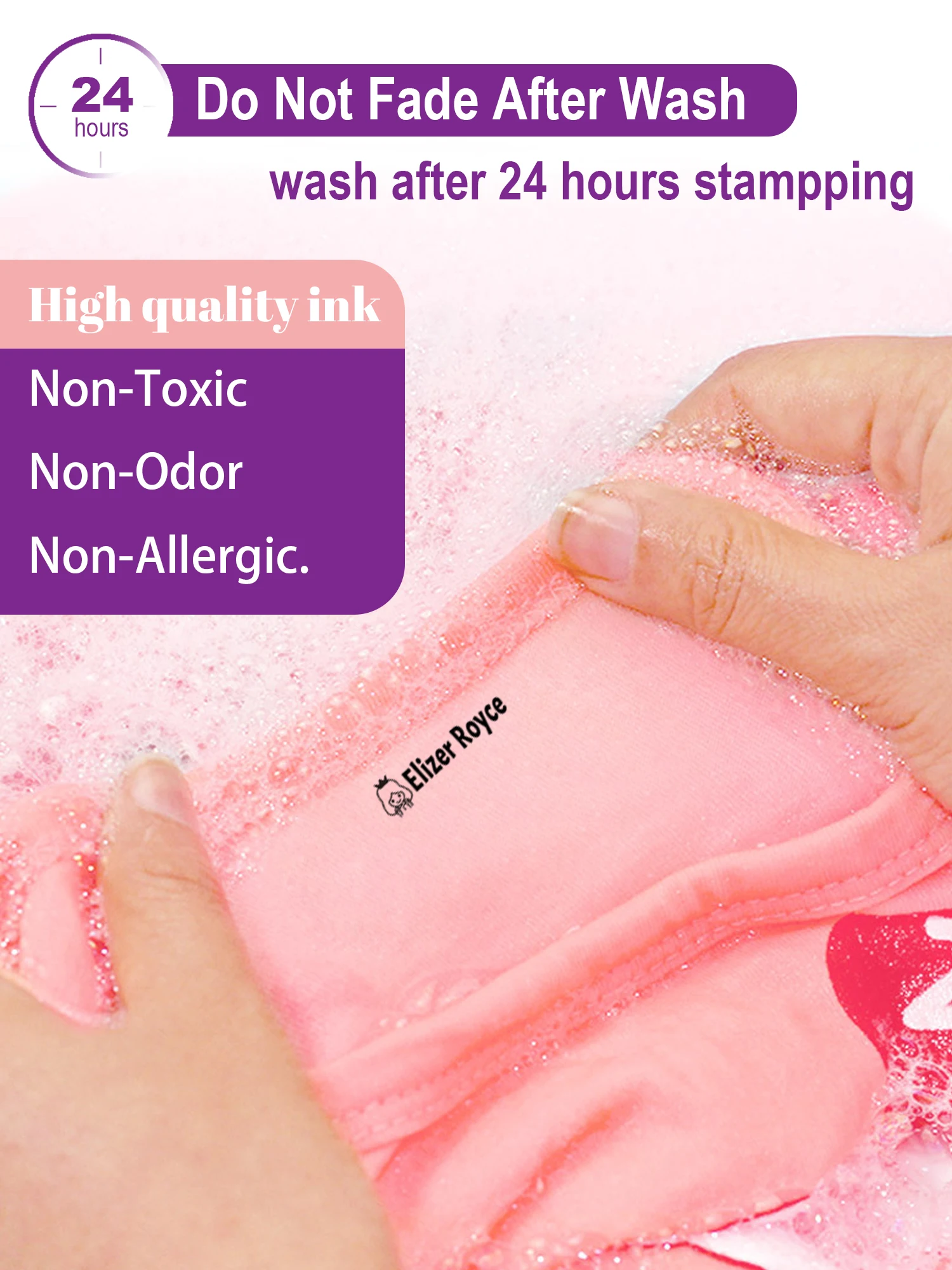 Name Stamp Waterproof Not Faded DIY Personalized For Baby Teachers Kids Clothing Toys