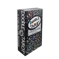 12CMx7CM Doodle Tarot  keyword deck designed with novice and beginners in mind Keyword Tarot Deck, Learning Tarot 1
