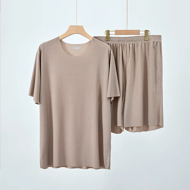 نماذج زوجين بارد شعور بيجامة الحرير الجليد ، خيط ا...