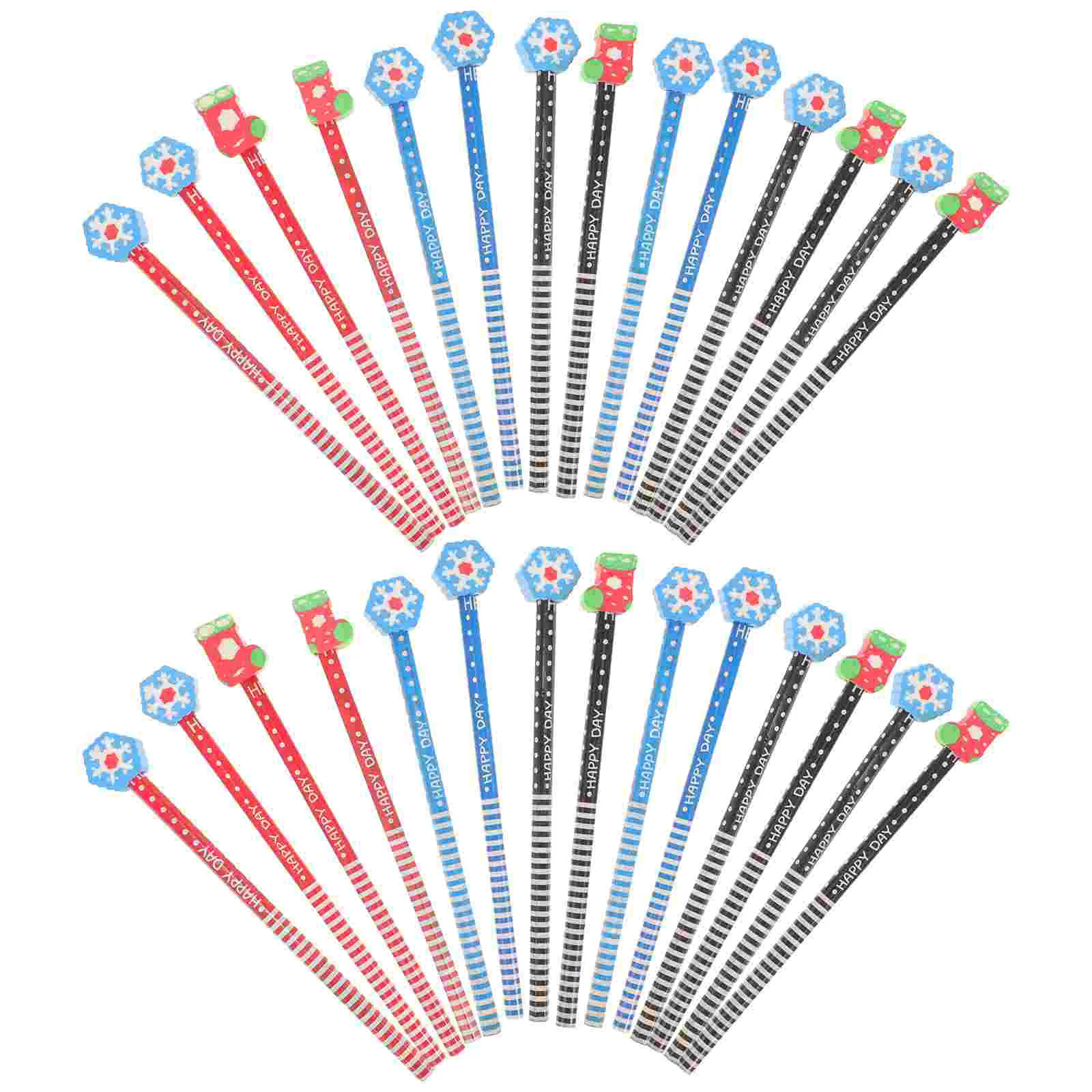 

19CM Cute Cartoon with Eraser Pencil Kids Birthday Party Start of School Boy Girl Gift Kindergarten School Prize Gift Pack