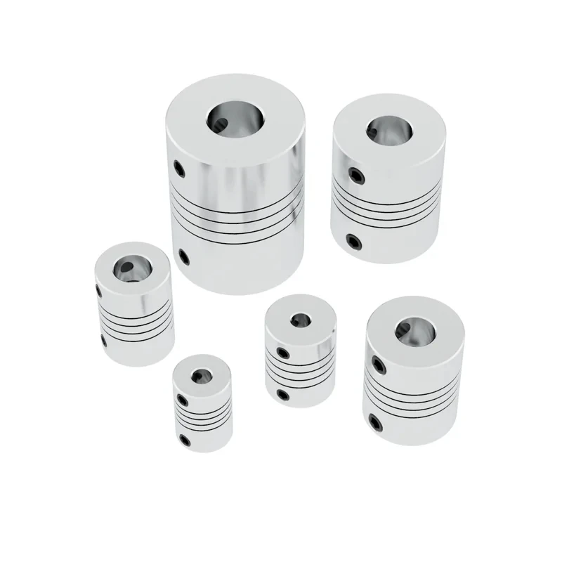 3mm 4mm 5mm 6mm 6.35mm 8mm Aluminum Z Axis Flexible Coupling for Stepper Motor Coupler Shaft Couplings 3D Printer