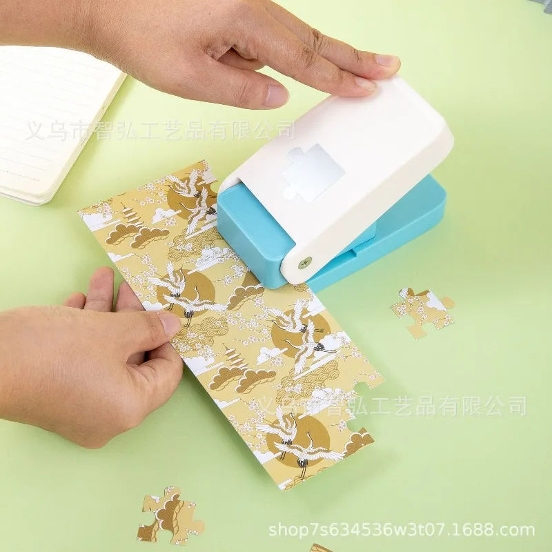새로운 직소 펀치 노동절약형 엠보싱 펀치 DIY 수공예 다용도 어린이 지능 개발 꽃 펀치