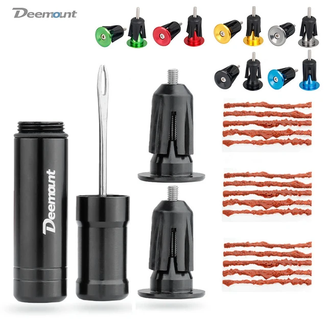 DEEMOUNT – ensemble d'outils de réparation de pneus Tubeless de vélo, colle  cachée sans extrémité de barre, perceuse de pneu de vélo, outil de  réparation de crevaison - AliExpress