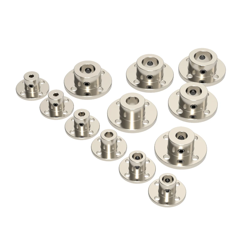 Giunto A Flangia Rigida 7mm - Acciaio 45#, Per Modelli RC E Fai Da Te, 2 Pezzi - Foto 4