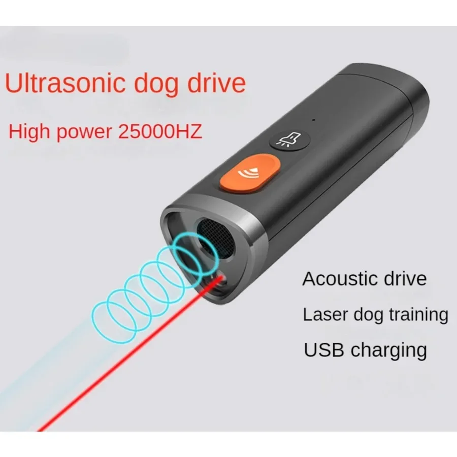 USB 충전식 초음파 개 퇴치기, 짖는 소리 방지, 전자 개 퇴치기, 훈련 장치, 고출력, 퇴치기