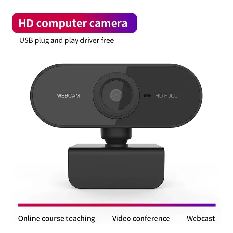 Camera 1080P HD Computer HD USB Camera Built In Microphone USB Network Camera Web Camera For Work With Microphone Tripod - 5