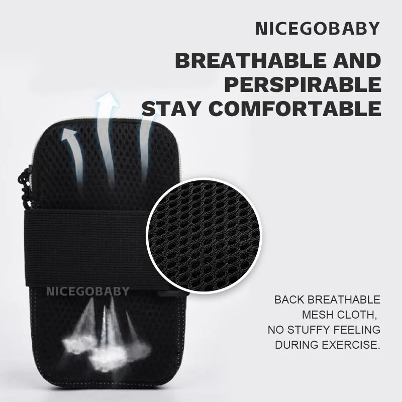 Universal armband sports mobile phone bag Running arm mobile phone seat Sports mobile wrist bag Hand iPhone Xiaomi Huawei 6.5 "7 6