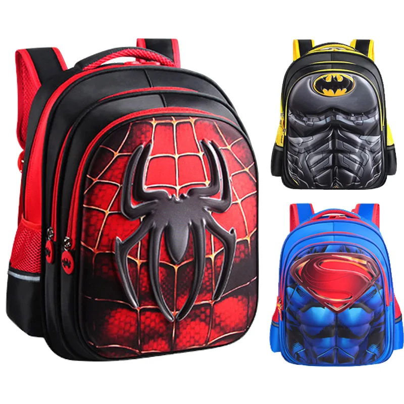 

Kids SchoolBags 3D Waterproof Backpack Cute Cartoon Kindergarten Primary School Bookbag Student Boys Backpack