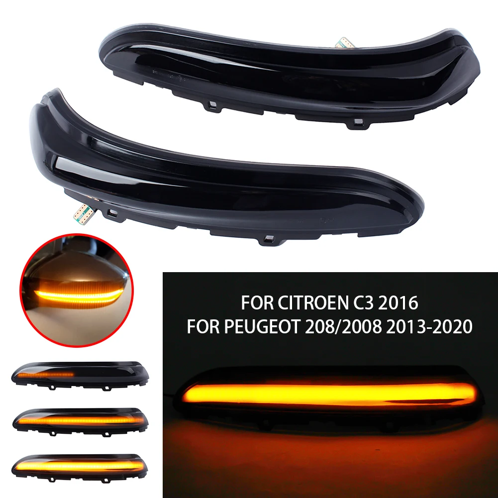 

Фонарь поворотный для Peugeot 208 2008 2012-2020 Citroen C3 2016, 2 шт.