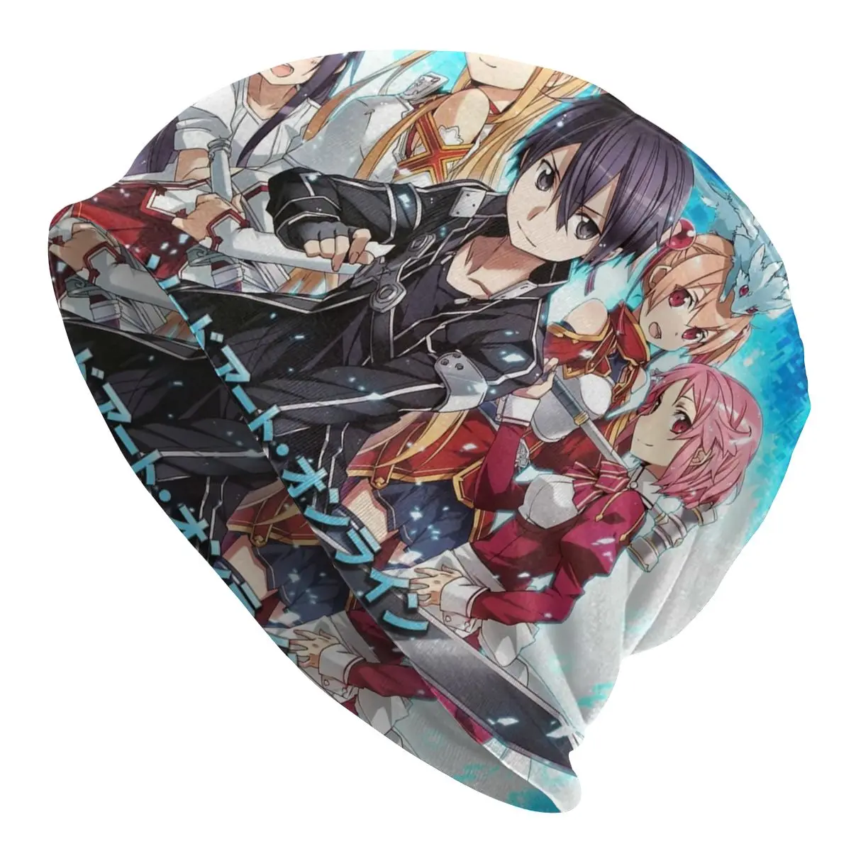 

Classic Anime Sword Art Online Beanies Caps Unisex Bonnet Winter Warm Knit Hat Adult Kirito Beanie Hats Outdoor Ski Cap