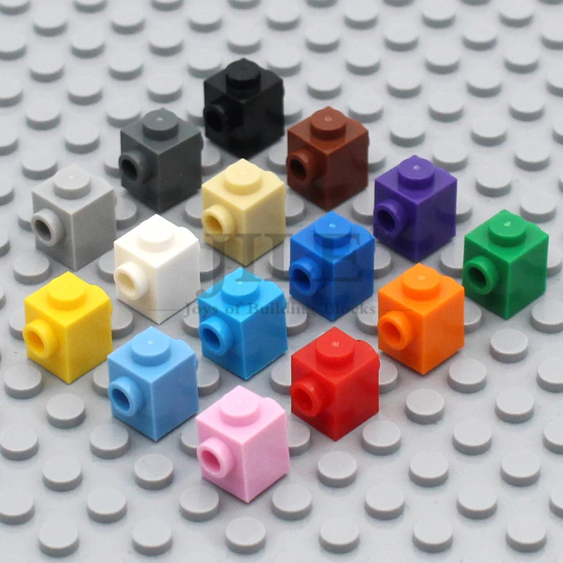30pcs MOC 47905 Modified 1x1 with Studs on 2 Sides Opposite Building Blocks Bricks DIY Compatible Side Dots Connection Parts Toy — view 4