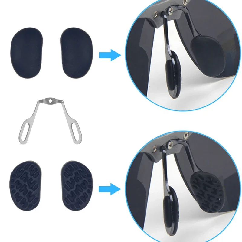 

1PC Eyeglasses Nose Pads Arm Silver Nose Pad Holder With Pad Glasses Accessories Glasses Repair Replacement