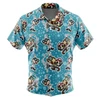 Raphael Teenage Mutant Ninja Turtles Button Up Hawaiian ShirtMen's Japanese Casual Shirt Summer Parent-child Wear 3