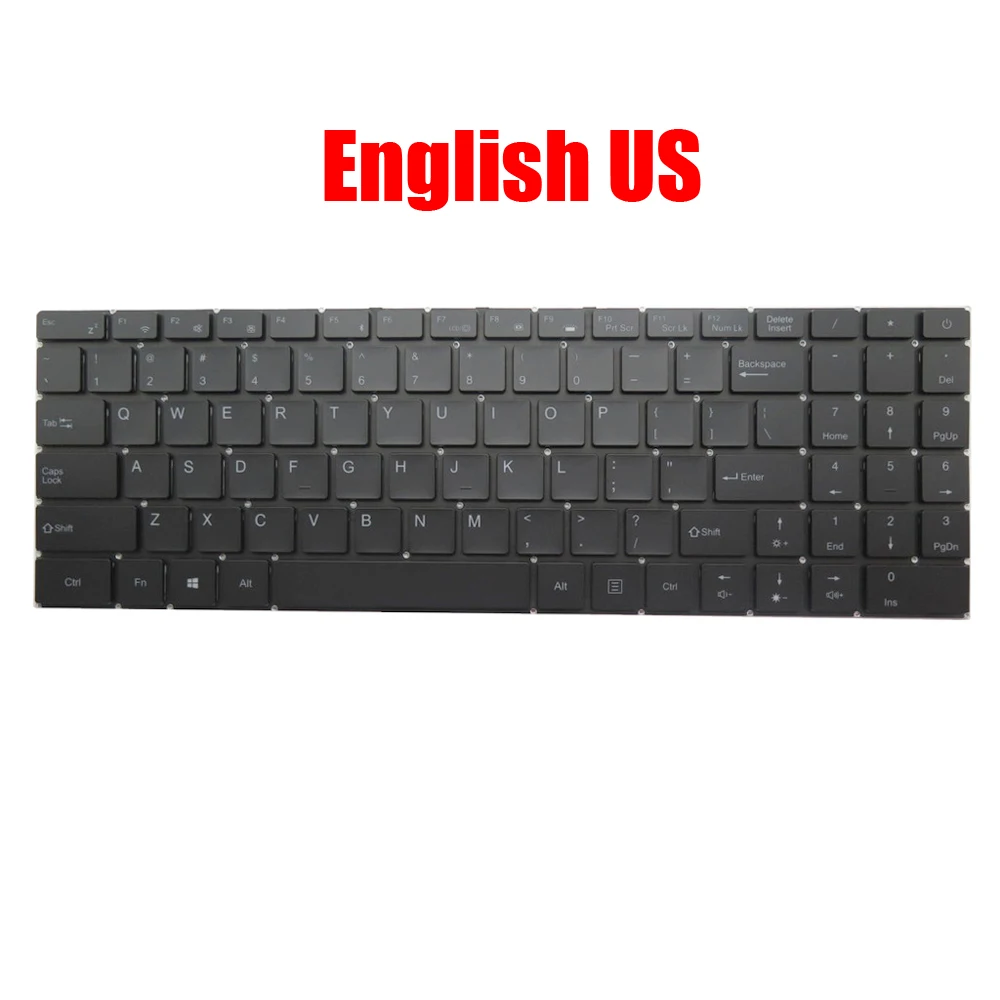 

Laptop Keyboard For Ninkear N15 Pro English US With Backlit Black New