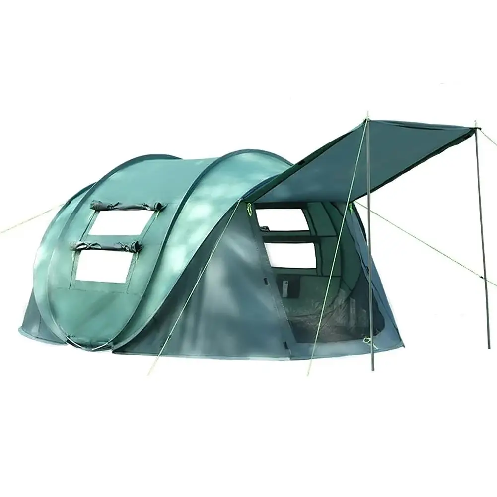 

Camping Instant Tent 3-4 Person Pop Up Tent With Carry Bag Water Resistant Portable Tent For Outdoor Camping Hiking