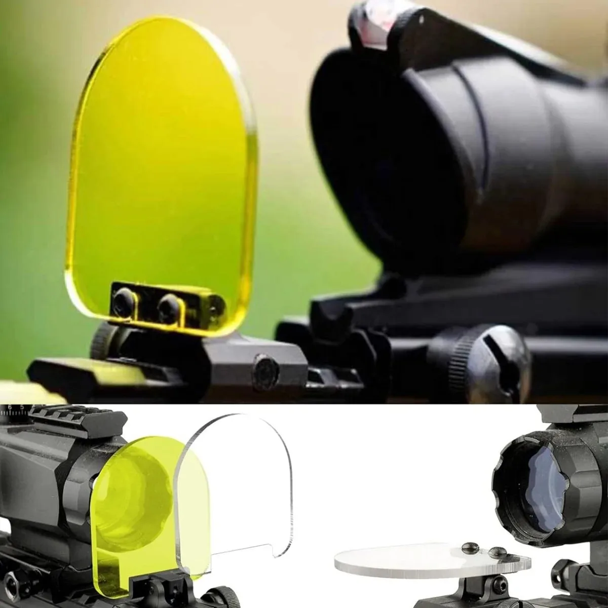 20mm Goggles Protector Rifle Airsoft Lens Guard Sight Scope Outdoor Tackle Holographic Glasses Eye Protection Accessory rifle scope protector