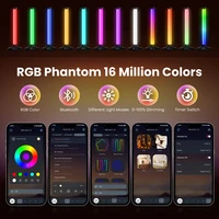 5V USB Powered RGBIC LED Light 16 Color Smart WS2812B Bluetooth APP Music Sync TV Backlights Music Rhythm RGB Bar Home Lighting 3