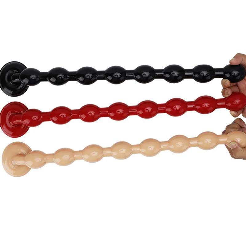 Plug Anal Long doux, perle de traction, godemichet Anal en peluche, jouets sexuels pour femmes et hommes, Couples C_voghion.com