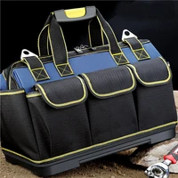 Multifunctional Tool Bags 1680D Oxford Cloth Electrician Bags Waterproof and Wear-Resistant High Capacity Storage Bags 1