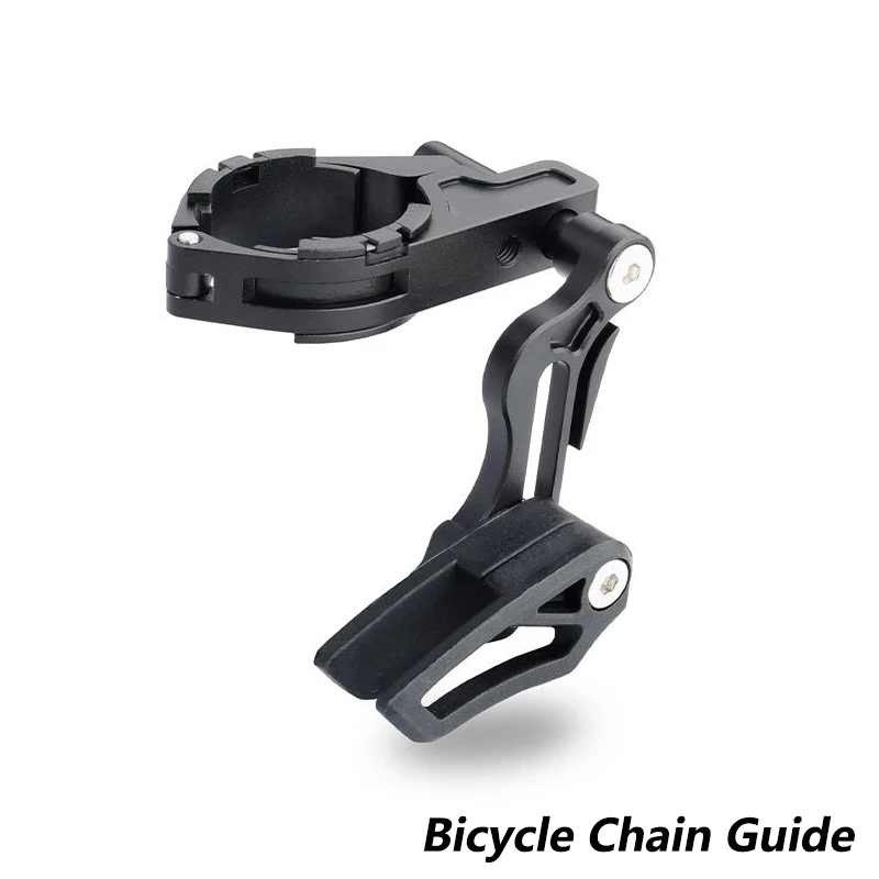 Bicycle Chain Guide Chain Frame Protector Cover 31.8-34.9 Clamp Mount Anti Chain Drop E-Type Adjustable Mtb Gravel Bike 1X Syste