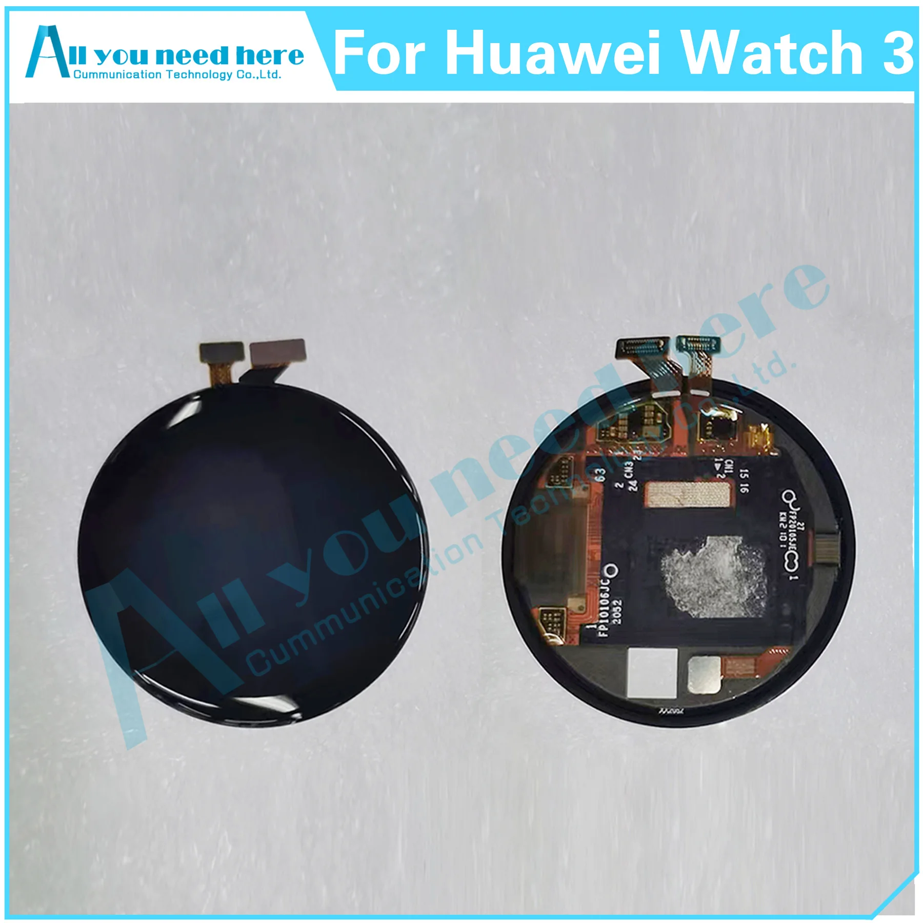 

100% Test For Huawei Watch 3 46mm GLL-A100 LCD DIsplay Touch Screen Digitizer Assembly For Watch3 Replacement