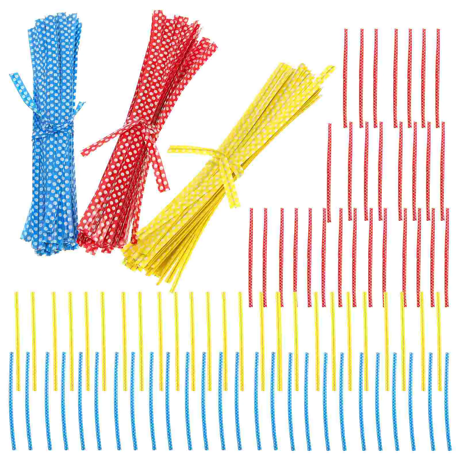 300 Pcs Ties for Cords Wire Cable Lollipop Strap Sealing Candy Bag Pe Pastry Rope