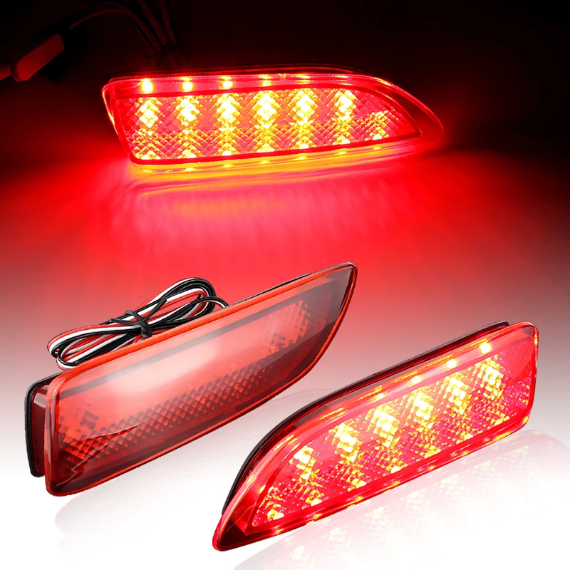 1-Pair-LED-Rear-Bumper-Reflector-Light-For-Toyota-Corolla-2011-2012 ...