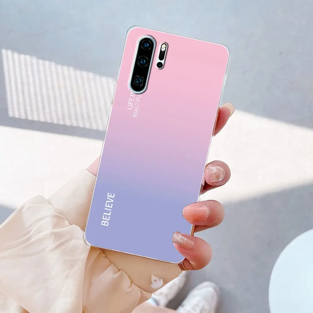 Clear Silicone Phone Case with Cute Design and Protective Bumper