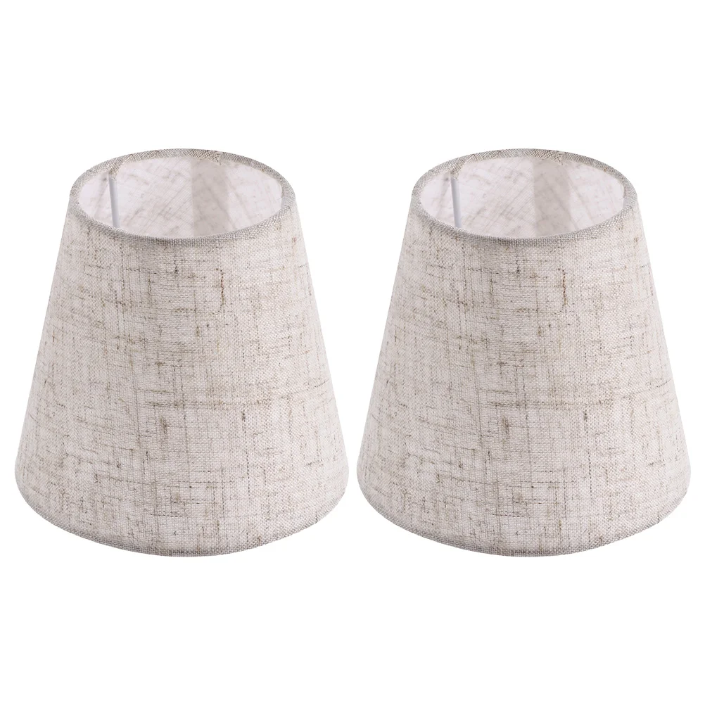 

2 Pcs Rustic Lampshade Ceiling Light Accessory Lighting Covers Shades