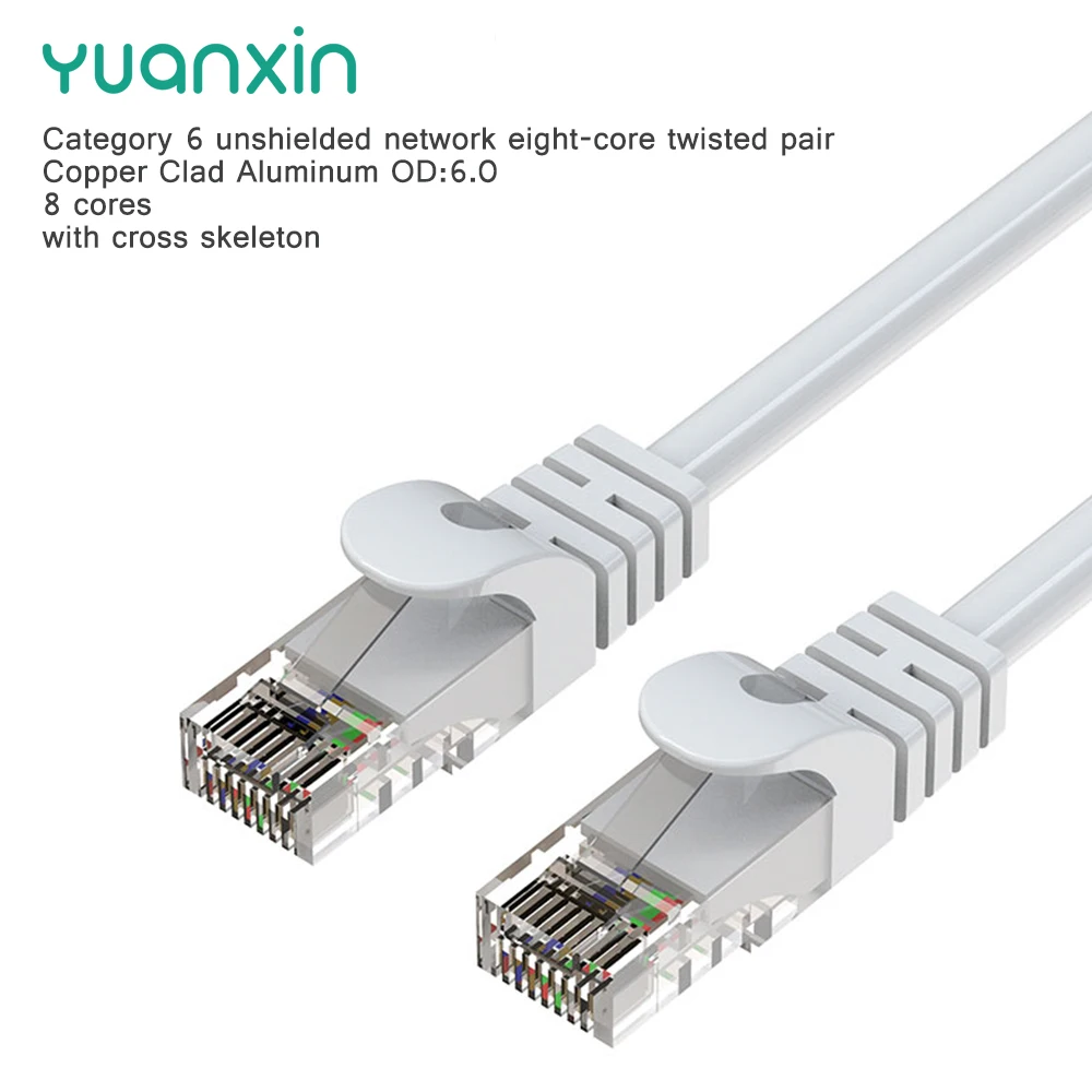 Yuanxin Kabels Lan RJ45 Cat6 Netwerk Patch Kabel Categorie 6