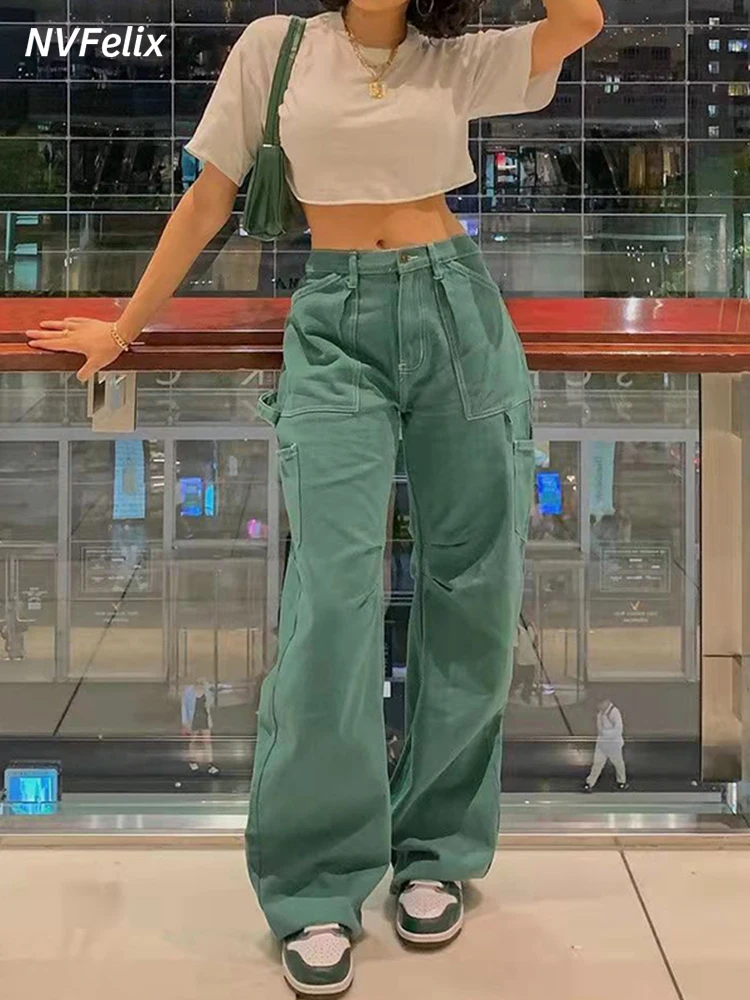 Womens High Waist Flap Pocket Side 
