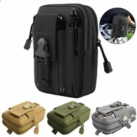 Men's Belt Bag Outdoor Waist Bag Bag Waterproof Camo Sports Hunting Accessories Storage bag Molle nylon cell phone 2