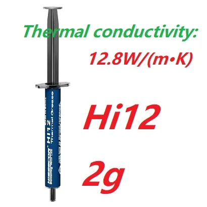 HISEECON Wysokowydajna Pasta Termoprzewodząca 11.2/12/12.8 W/ M.K 2g/4g/50g/100g/150g Premium Trwała Do CPU GPU Drukarek Mobilnych PS5