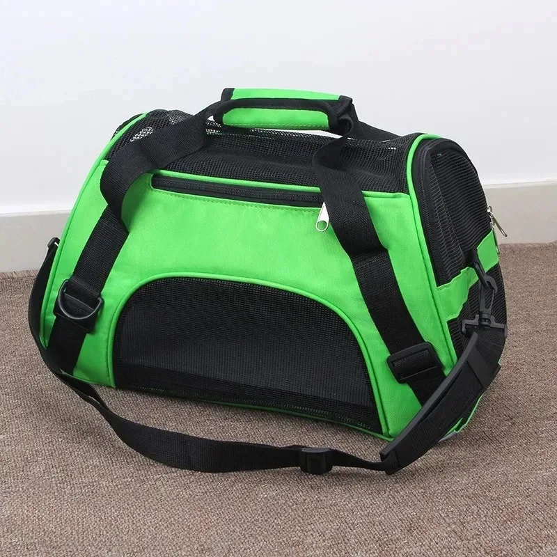 Cat Dog Carrier Bag Mesh Breathable Foldable Handbag Travel Pet Bag for Small Dogs pet bagpet carrier bag