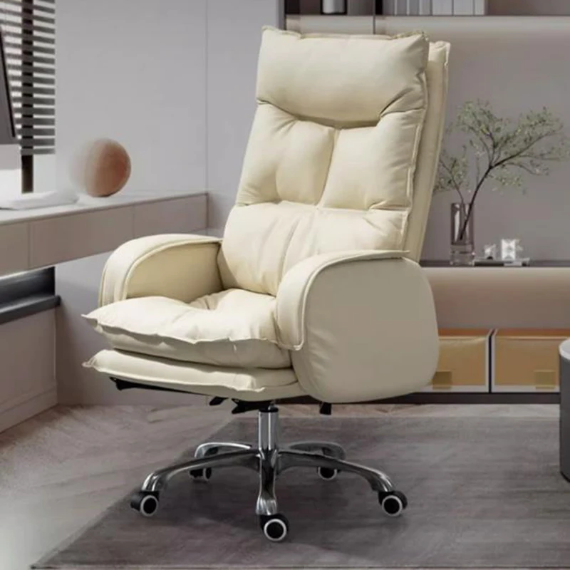 

Luxury Office Chair Mobiles Leather Official Ergonomic Throne Conference Boss Office Chair Accent Sillas De Gamer Home Furniture