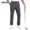 TACVASEN Golf Pants Men Stretch Lightweight Quick Dry Work Pants Waterproof Flat Front Dress Pants with 5 Pockets 30"/32"/34" 1