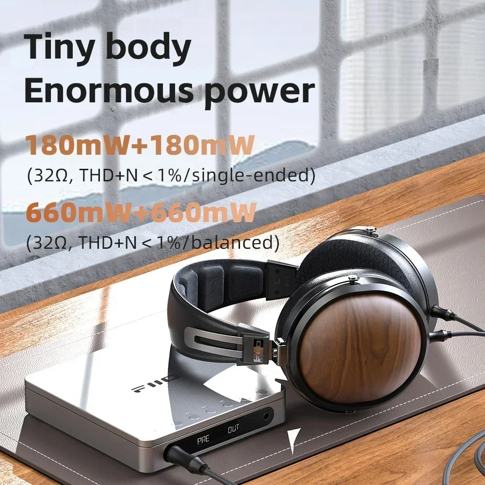 FiiO DM13 Multifunctional Portable Stereo CD Player Long-Lasting Battery Supports USB Ripping Optical/coaxial/3.5mm/4.4mm portable cd player