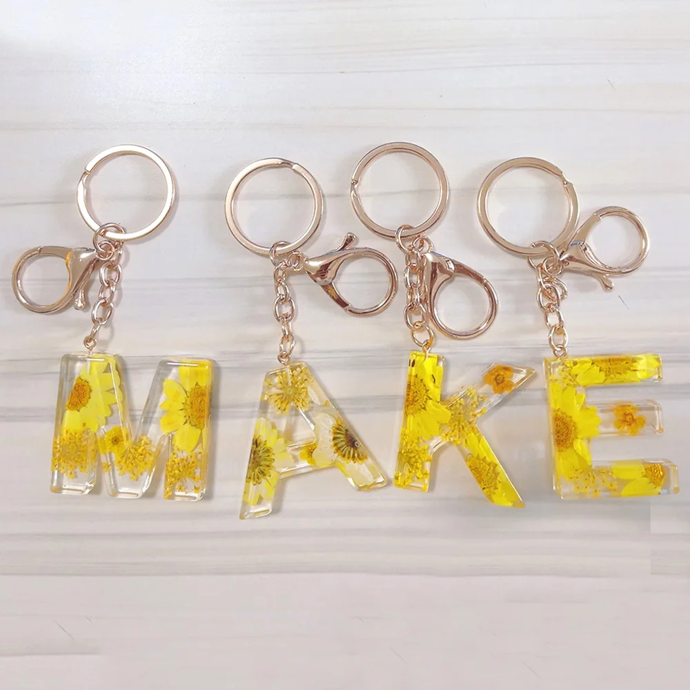 ADD Gold Crystal Personalized Initial Letter Keychain to Squeeze Tube –  Heru Cosmetics