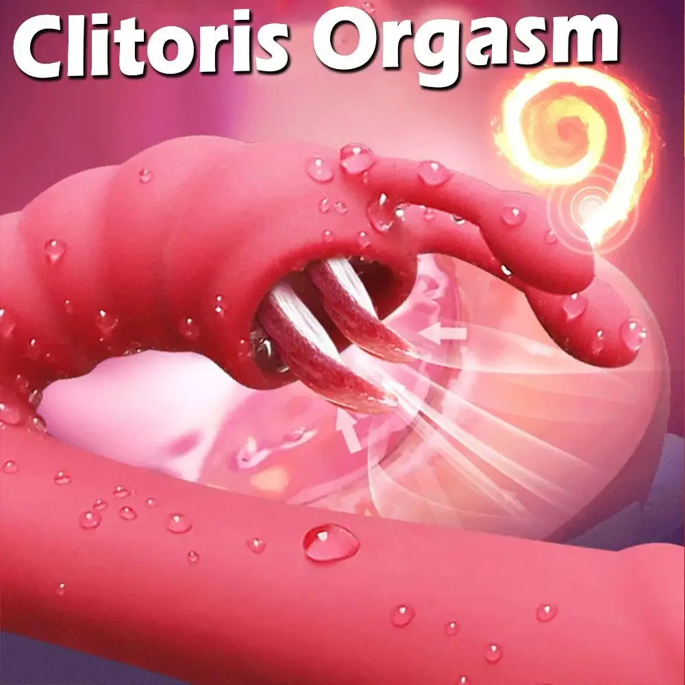 Female Sex Toys Vaginal Vibrators Clit Sucking Vibrator Anal Plug Vibrator Clitoris Vibrator Vibrator Sex Toy Dildo Sex Toys Tongue Vibrator Anal Masturbator 3 in 1 Heating Vibrator Anal Dildo Double Tongue Licking G-Spot Nipple Clitoris Stimulator Vagina Vibrator Women Sex Toys