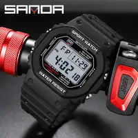 SANDA G Style Digital Watch Men Outdoor Waterproof Sports Wrist Watches For Men Running Stopwatch Military LED Electronic Clock 1