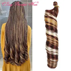 French Curls Synthetic Crochet Braid Hair Extensions Yaki Pony