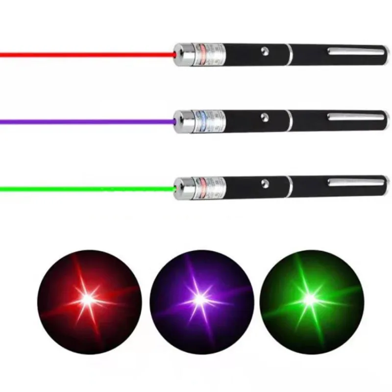 Powerful Laser Sight Pointer 5MW Green Blue Red Dot Light Pen for Office School 405nm 530nm | Спорт и развлечения