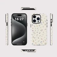 Magnetic For Magsafe Wireless Charge Case For iPhone 13 12 11 14 Plus 15 Pro 16 Pro Max Acrylic Fashion Little Flower Cover - Image 2