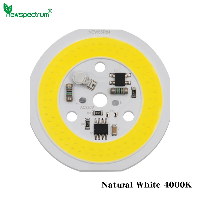 thumbnail image 1 of Bombilla LED COB con chip de 9 W, 12 W y 15 W, sin controlador, redonda, CA 220 V-240 V, bricolaje, para focos LED, iluminación blanca fría/cálida, 1 of 5