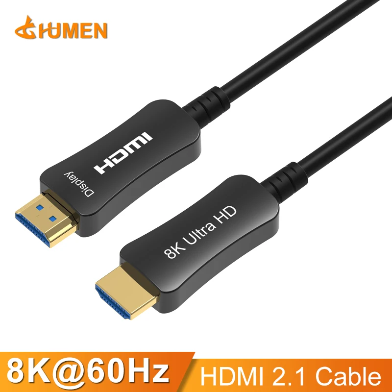 HDMI совместимый 8K/60Hz 4K/120Hz HD 2 1 волоконно-оптический кабель сплиттер 48Gbps HDR для Apple TV