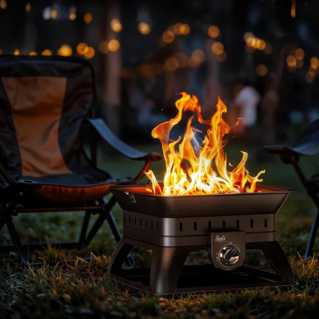 Portable Propane Fire Pit for Outdoor Camping and Patio Use 4