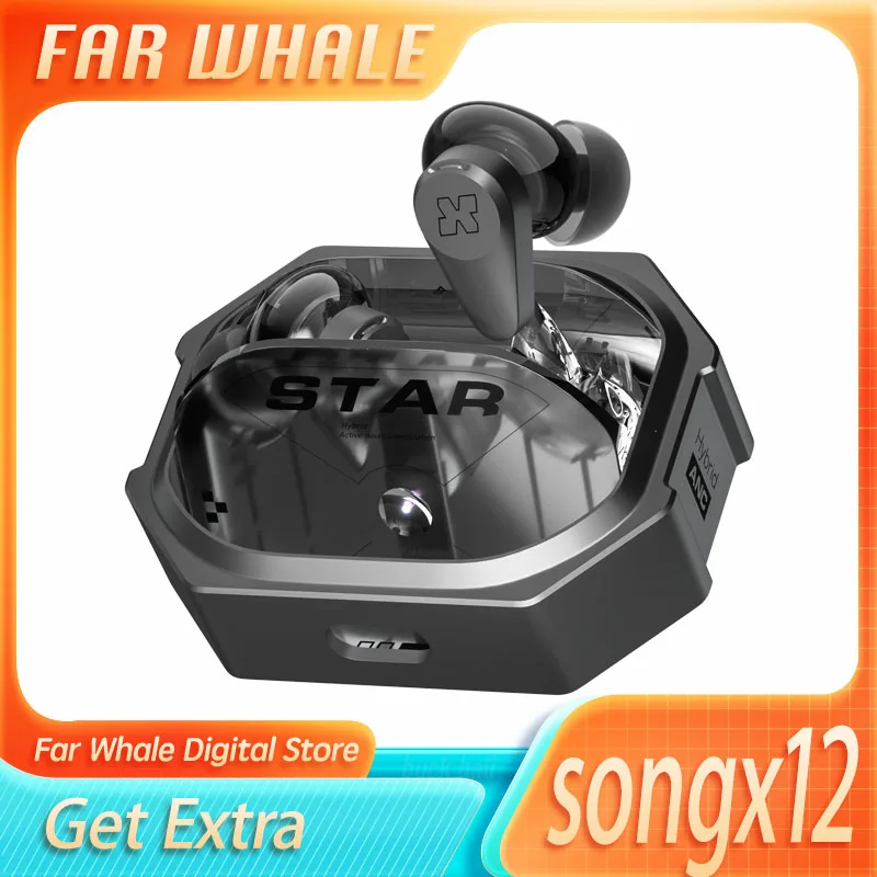

Songx12 In-Ear Tws Earphone Wireless Bluetooth Noise Reduction Headset Custom Hifi Light Weight Headphones For Outdoor Sports