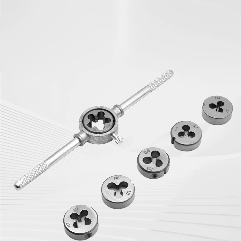 핫 12/20PCS 미터법 탭 및 다이 핸드툴 세트 전문 정비공 수리 설치용 금속 멀티툴 유용한 액세서리