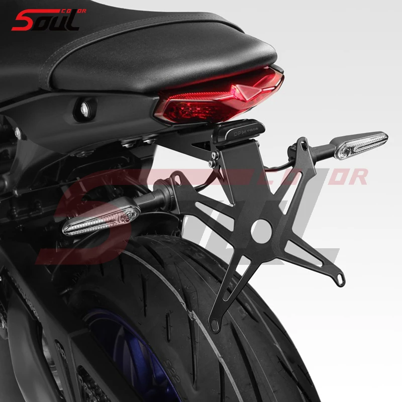 Eliminador De Guardabarros Trasero Para Honda CB650R CBR650R 2024-2025 | Soporte De Matrícula De Acero Con Luz | Fácil Instalación