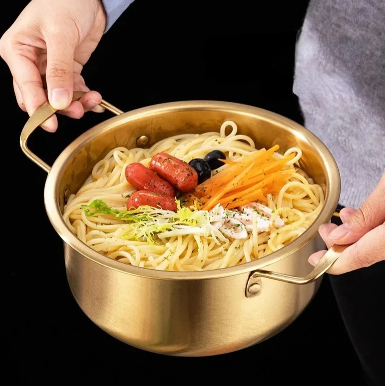 2pcs Mini Military Noodle Pot Cookware Ramen Camping Pot Double Ear with Lid Soup Pot Instant Noodle Pot 2pcs Mini Military Noodle Pot Cookware Ramen Camping Pot Double Ear with Lid Soup Pot Instant Noodle Pot